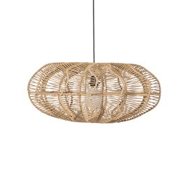 Lámpara Techo Natural Cuerda de Papel 69 X 56 X 30,50 cm
