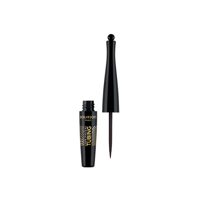 Bourjois Liner Pinceau Tubing Delineador de Ojos #001 Ultra Black 2.5 ml - Delineado Intenso, Duradero 36h, Aplicador de Fieltro 1.5mm