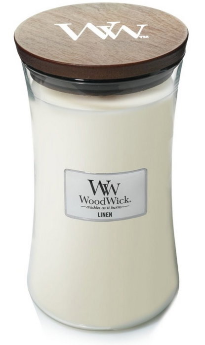 Woodwick Core Large Linen Vela Aromática Grande 1134 gr Woodwick Core Large Linen Vela Aromática Grande 1134 gr