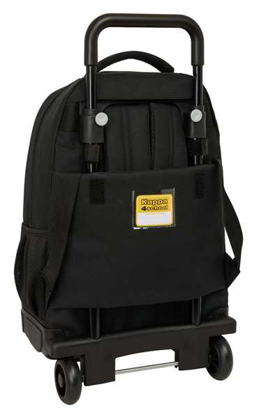 Safta Mochila grande con ruedas compact extraíble Kappa Gris 33x45x22 cm