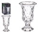 Giftdecor Copa de Vidrio con Diseño de Rombos, Pack de 6