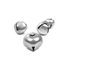 Innspiro Cascabeles de metal color plata 12mm (20 unidades)
