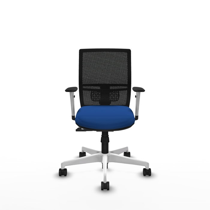 PIQUERAS Y CRESPO Silla de oficina Yunquera Azul y Negro con mecanismo Sincro PIQUERAS Y CRESPO Silla de oficina Yunquera Azul y Negro con mecanismo Sincro
