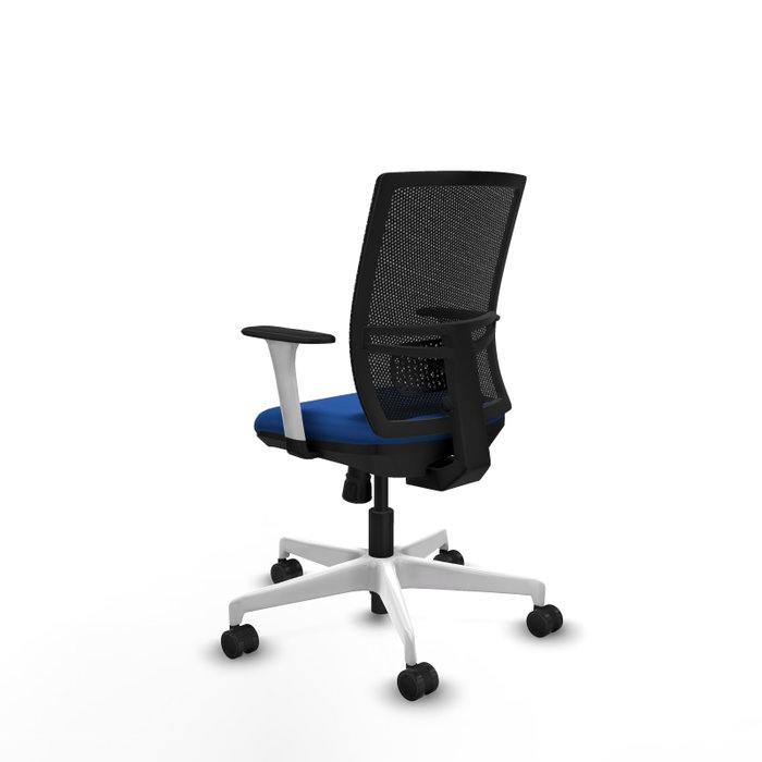 PIQUERAS Y CRESPO Silla de oficina Yunquera Azul y Negro con mecanismo Sincro PIQUERAS Y CRESPO Silla de oficina Yunquera Azul y Negro con mecanismo Sincro