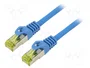 LANBERG Patch Cord Cat 6a S/FTP Azul 1m
