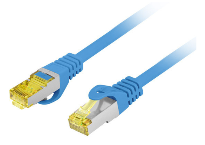 Lanberg Cable de Red Cat.6a S/FTP LSZH CU 1m Azul Lanberg Cable de Red Cat.6a S/FTP LSZH CU 1m Azul