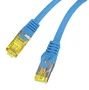 Lanberg PCF6A-10CU-0100-B Cable de Red Ethernet RJ45, Cat6a S/FTP (S-STP), LSZH Cobre, 1 Metro, Azul, Plug & Play