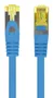 LANBERG Patch Cord Cat 6a S/FTP Azul 1m