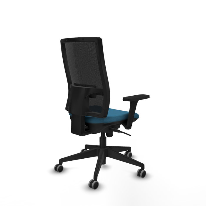 PIQUERAS Y CRESPO Silla de oficina Horna con mecanismo Sincro, Verde petróleo y Negro PIQUERAS Y CRESPO Silla de oficina Horna con mecanismo Sincro, Verde petróleo y Negro