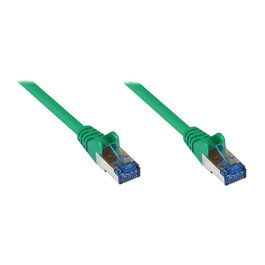 GoodConnections Cable de parcheo Cat. 6A S/FTP PiMF de 10m, verde