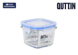Quttin Fiambrera Cuadrada con Tapa Hermética 8.8x6.6 cm 150 ml (24 Unidades)