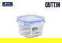 Quttin Fiambrera Cuadrada con Tapa Hermética 8.8x6.6 cm 150 ml (24 Unidades)