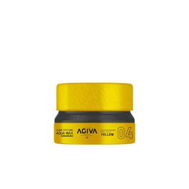 Agiva Cera Capilar Aqua Wax Grooming Yellow 04 Fijación Fuerte Brillo 155ml