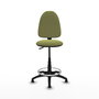 PIQUERAS Y CRESPO Taburete Aýna Verde Oliva con Mecanismo de Doble Maneta