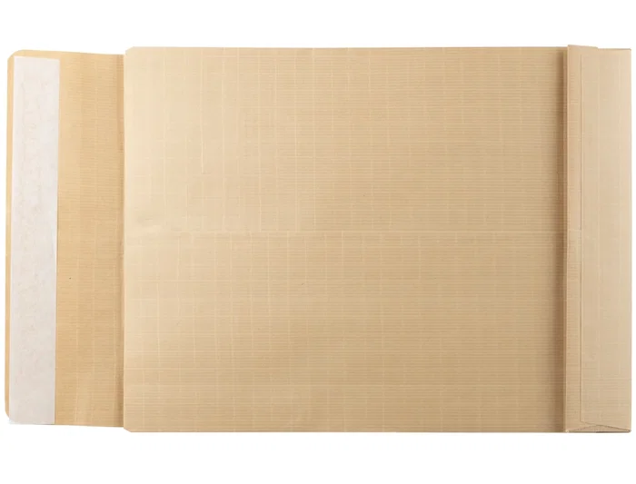 Liderpapel Bolsa Fuelle Kraft Armado 280x365x50mm Solapa Tira Silicona 155gr Caja 50 Unidades