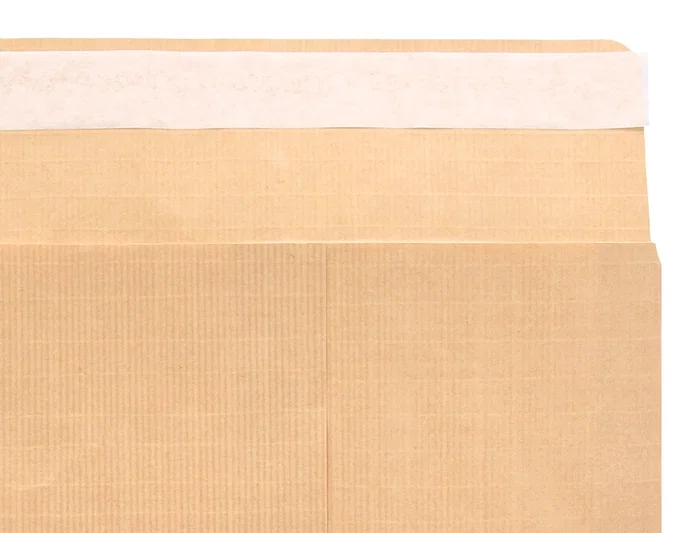 Liderpapel Bolsa Fuelle Kraft Armado 280x365x50mm Solapa Tira Silicona 155gr Caja 50 Unidades