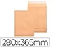 Liderpapel Bolsa Fuelle Kraft Armado 280x365x50mm Solapa Tira Silicona 155gr Caja 50 Unidades