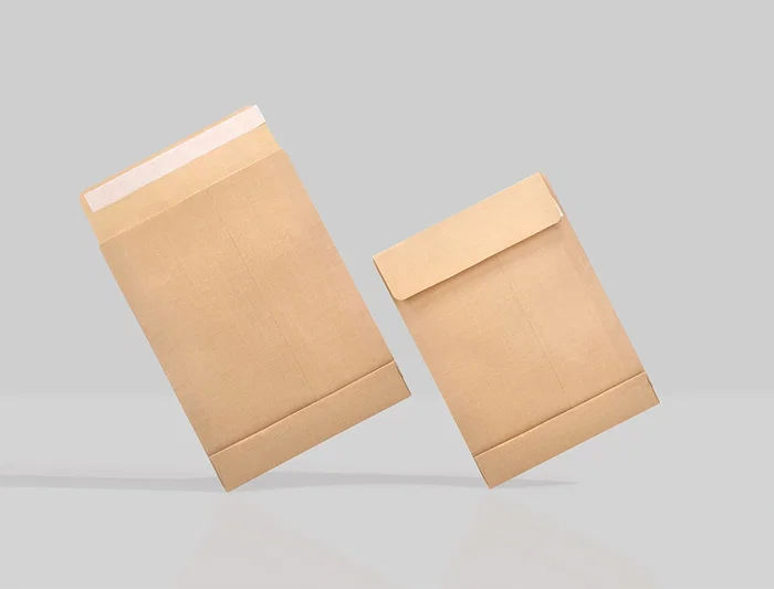 Liderpapel Bolsa Fuelle Kraft Armado 280x365x50mm Solapa Tira Silicona 155gr Caja 50 Unidades