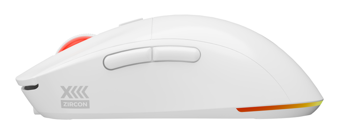 GENESIS Zircon XIII Ratón Juego Ambidextro RF Wireless + USB Type-C Óptico 26000 DPI Blanco