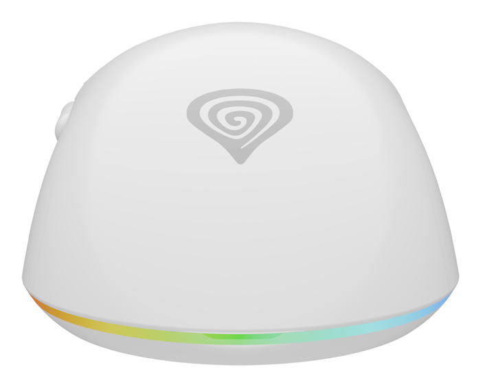 GENESIS Zircon XIII Ratón Juego Ambidextro RF Wireless + USB Type-C Óptico 26000 DPI Blanco