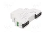 F&F Relé de instalación monoestable SPDT 24VAC/24VDC