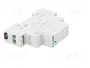 F&F Relé de instalación monoestable SPDT 24VAC/24VDC