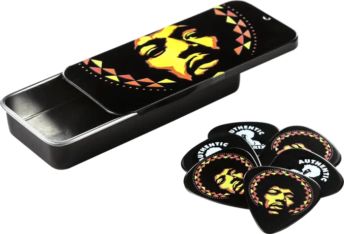 Dunlop Caja 6 Púas Signature Jimmy Hendrix Aura Mandala