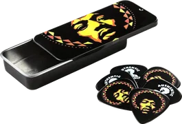 Dunlop Caja 6 Púas Signature Jimmy Hendrix Aura Mandala