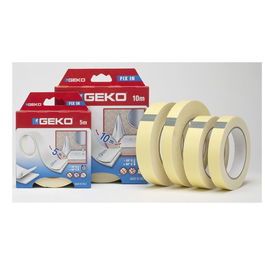 Geko Cinta Adhesiva Doble Cara Espuma para Interiores Aplicaciones Verticales 19 mm x 1,5 m Blanco