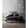 Lidl Juego de Cama 220x240 cm + 2 Fundas Almohada 60x60 cm 100% Algodón Negro