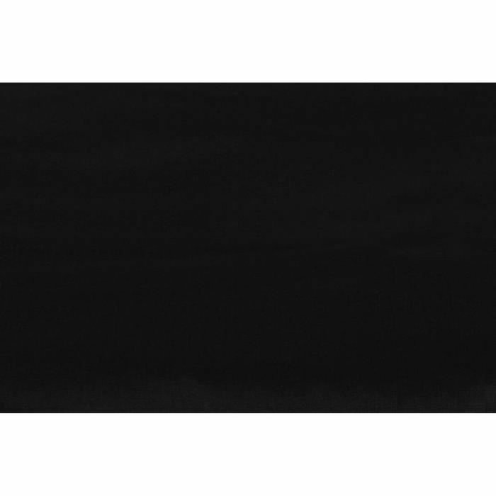Aucune Juego de cama Negro 100% algodón con funda nórdica y 2 fundas de almohada