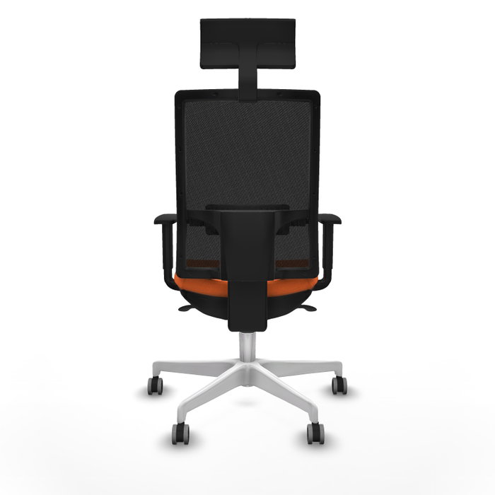 PIQUERAS Y CRESPO Silla de oficina Horna con mecanismo Sincro, Naranja y Negro PIQUERAS Y CRESPO Silla de oficina Horna con mecanismo Sincro, Naranja y Negro
