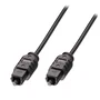 Lindy 35210 Cable de Audio Digital Óptico Toslink 0.5 m, Macho-Macho, Negro