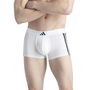 Bóxer de Hombre Adidas Trunk Low Rise 3 Stripes Blanco 2 Piezas S