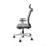 PIQUERAS Y CRESPO Silla de oficina Haches Gris y Blanco