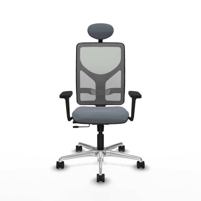 PIQUERAS Y CRESPO Silla de oficina Motilla Gris con Mecanismo Sincro/Traslack PIQUERAS Y CRESPO Silla de oficina Motilla Gris con Mecanismo Sincro/Traslack