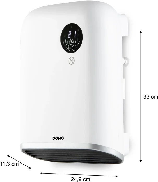 Domo Calefactor de baño DO7357F 2000 W Blanco Domo Calefactor de baño DO7357F 2000 W Blanco