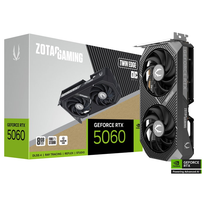 Zotac Gaming GeForce RTX 5060 Twin Edge OC 8GB GDDR7 Tarjeta Gráfica