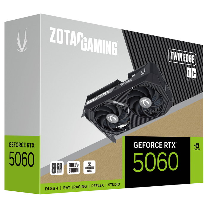 Zotac Gaming GeForce RTX 5060 Twin Edge OC 8GB GDDR7 Tarjeta Gráfica