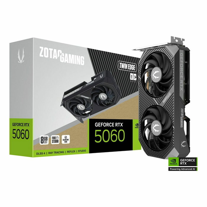 Zotac GeForce RTX 5060 Twin Edge OC 8 GB GDDR7 Zotac GeForce RTX 5060 Twin Edge OC 8 GB GDDR7