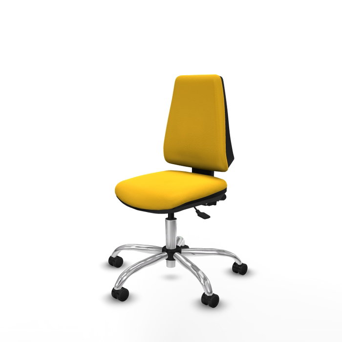 PIQUERAS Y CRESPO Silla de oficina Elche Amarillo con mecanismo Asincro PIQUERAS Y CRESPO Silla de oficina Elche Amarillo con mecanismo Asincro
