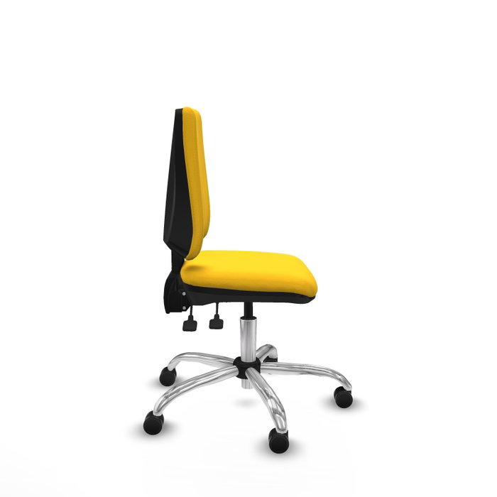 PIQUERAS Y CRESPO Silla de oficina Elche Amarillo con mecanismo Asincro PIQUERAS Y CRESPO Silla de oficina Elche Amarillo con mecanismo Asincro
