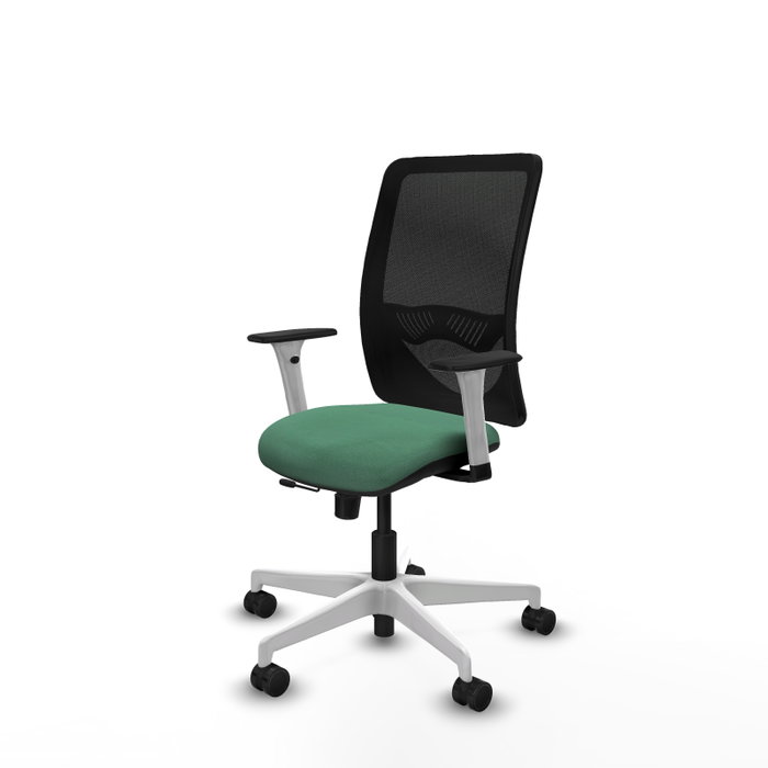 PIQUERAS Y CRESPO Silla de oficina Zulema con mecanismo Sincro/Traslack, Verde esmeralda y Negro PIQUERAS Y CRESPO Silla de oficina Zulema con mecanismo Sincro/Traslack, Verde esmeralda y Negro