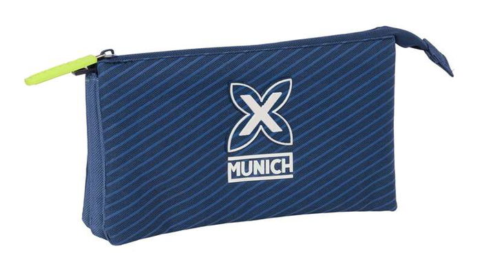 Munich Portatodo Triple Blue Indigo 22x12x3 cm