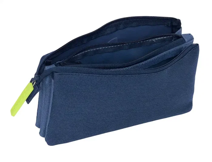 Safta Portatodo Triple Munich Blue Indigo 22x12x3 cm Safta Portatodo Triple Munich Blue Indigo 22x12x3 cm