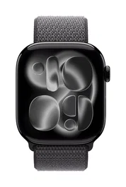 Apple MFFN4ZM/A Correa Loop Deportiva para Apple Watch 46mm (44/45/49mm) Gris Oscuro - Nylon Reciclado, Ajustable, Talla XL