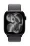 Apple MFFN4ZM/A Correa Loop Deportiva para Apple Watch 46mm (44/45/49mm) Gris Oscuro - Nylon Reciclado, Ajustable, Talla XL