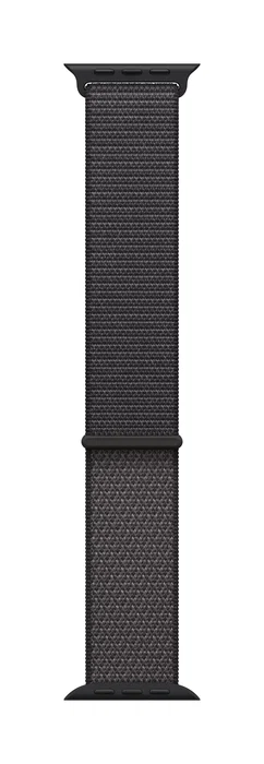 Apple MFFN4ZM/A Correa Loop Deportiva para Apple Watch 46mm (44/45/49mm) Gris Oscuro - Nylon Reciclado, Ajustable, Talla XL