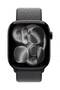 Apple MFFN4ZM/A Correa Loop Deportiva para Apple Watch 46mm (44/45/49mm) Gris Oscuro - Nylon Reciclado, Ajustable, Talla XL