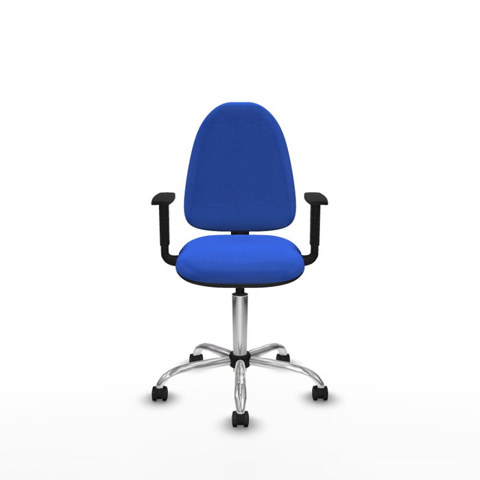 PIQUERAS Y CRESPO Silla de oficina Aýna Azul con Mecanismo de Doble Maneta